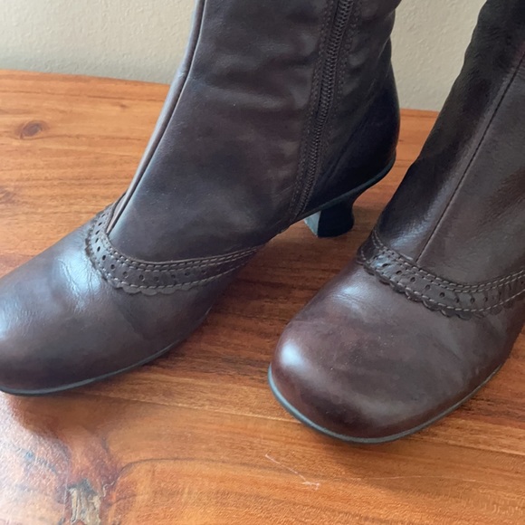 La Canadienne brown boots retro feminine - Picture 2 of 10